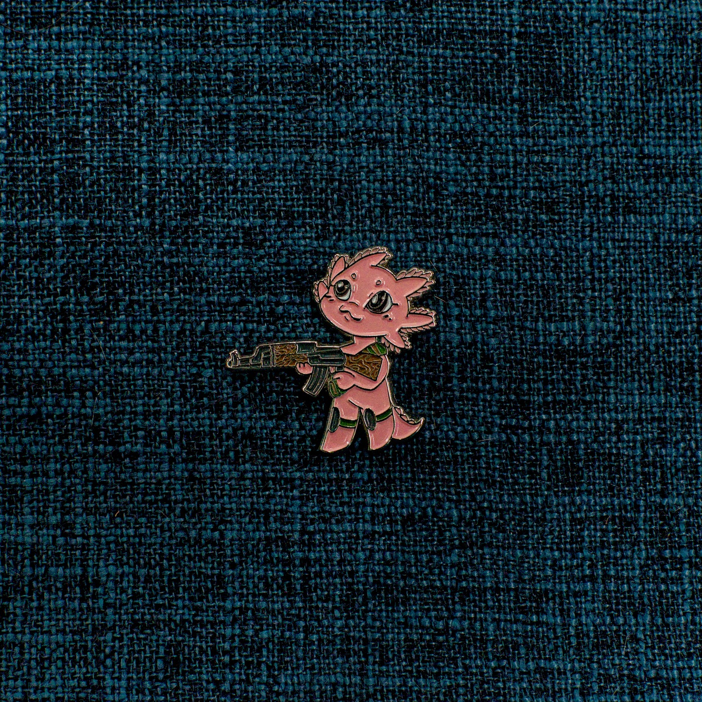 Axolotl with a Gun Pin