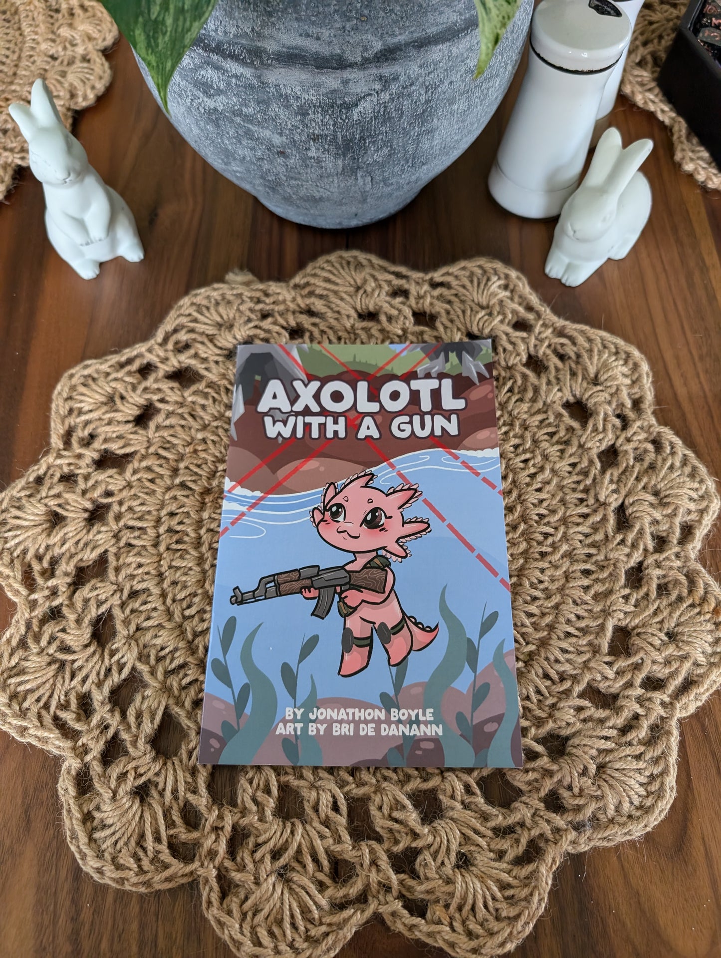 Axolotl with a Gun