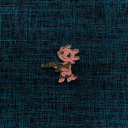 Axolotl with a Gun Pin