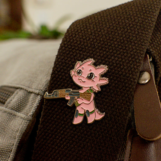 Axolotl with a Gun Pin