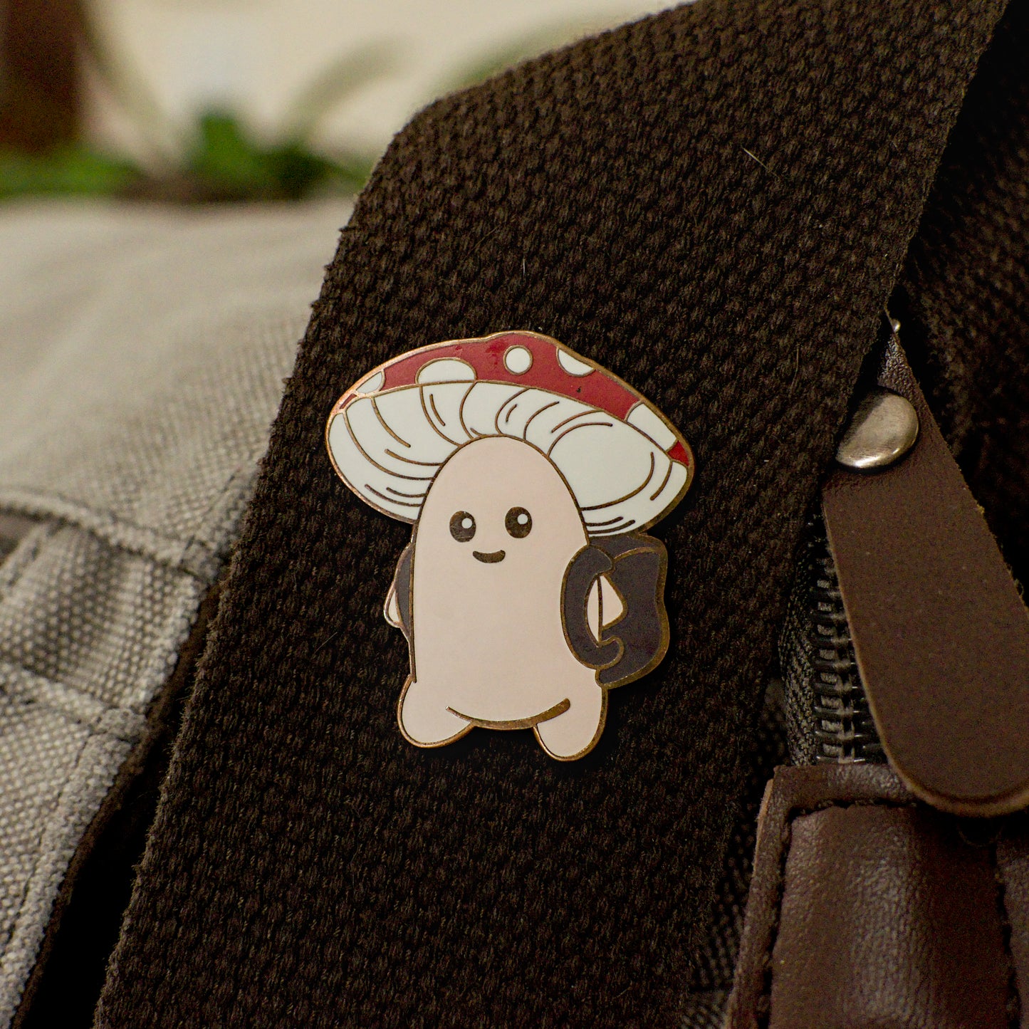 Adventure Mushie Enamel Pins
