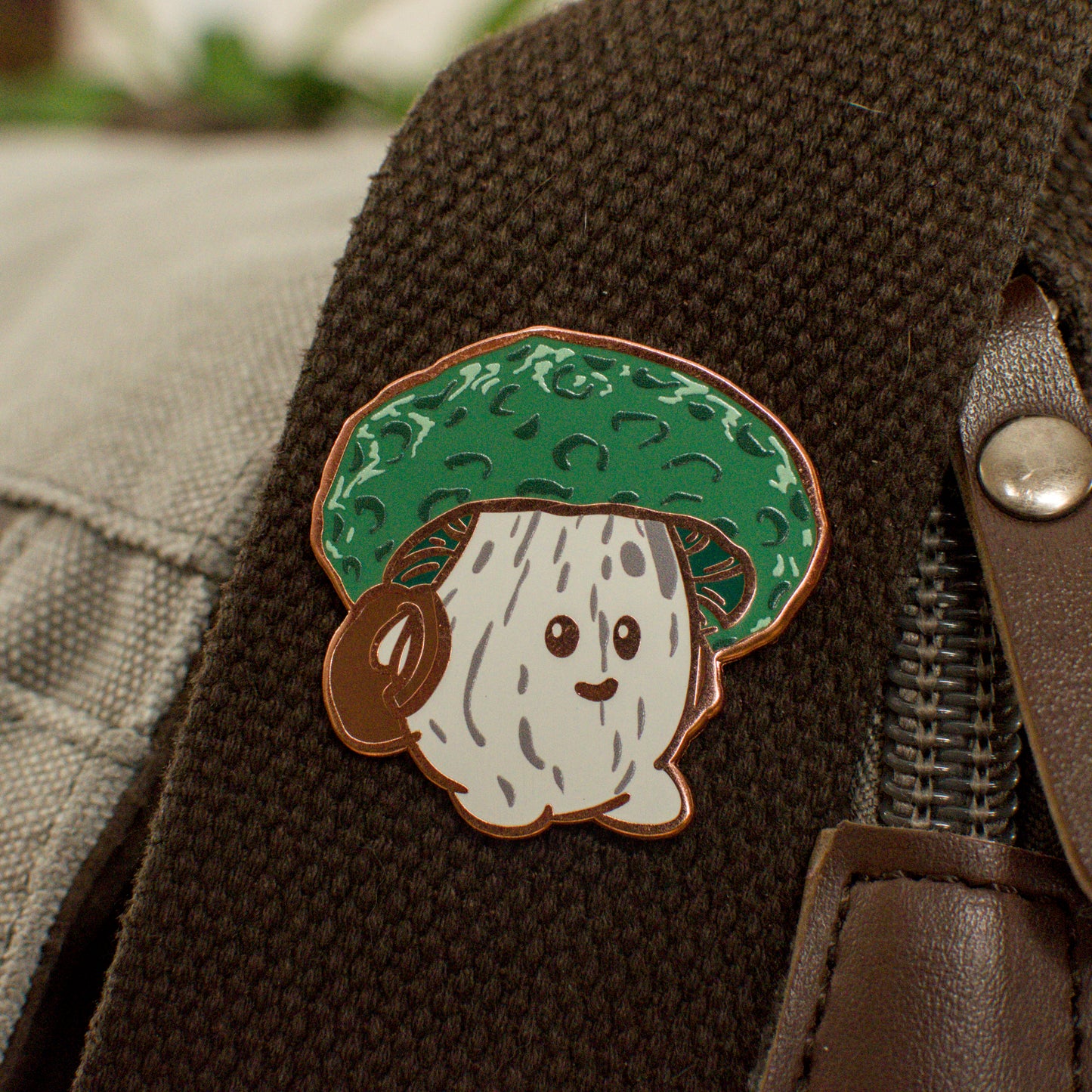 Adventure Mushie Enamel Pins
