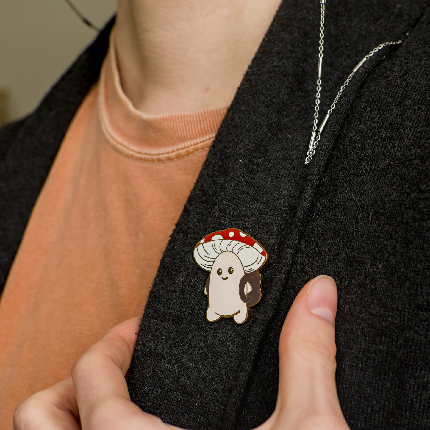 Adventure Mushie Enamel Pins