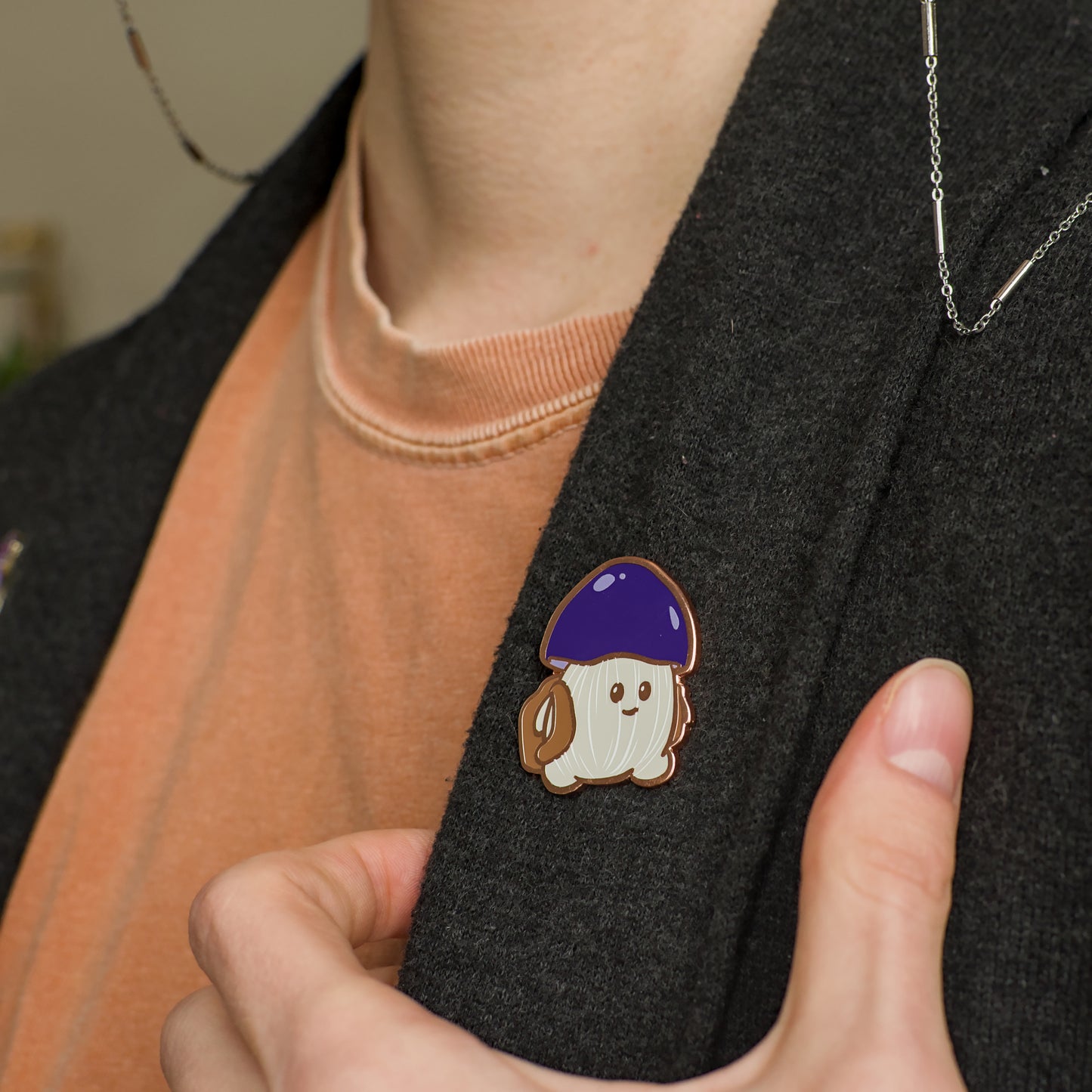 Adventure Mushie Enamel Pins