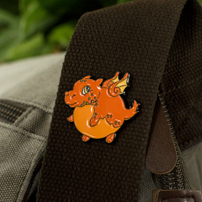 Draconic Familiar Enamel Pins
