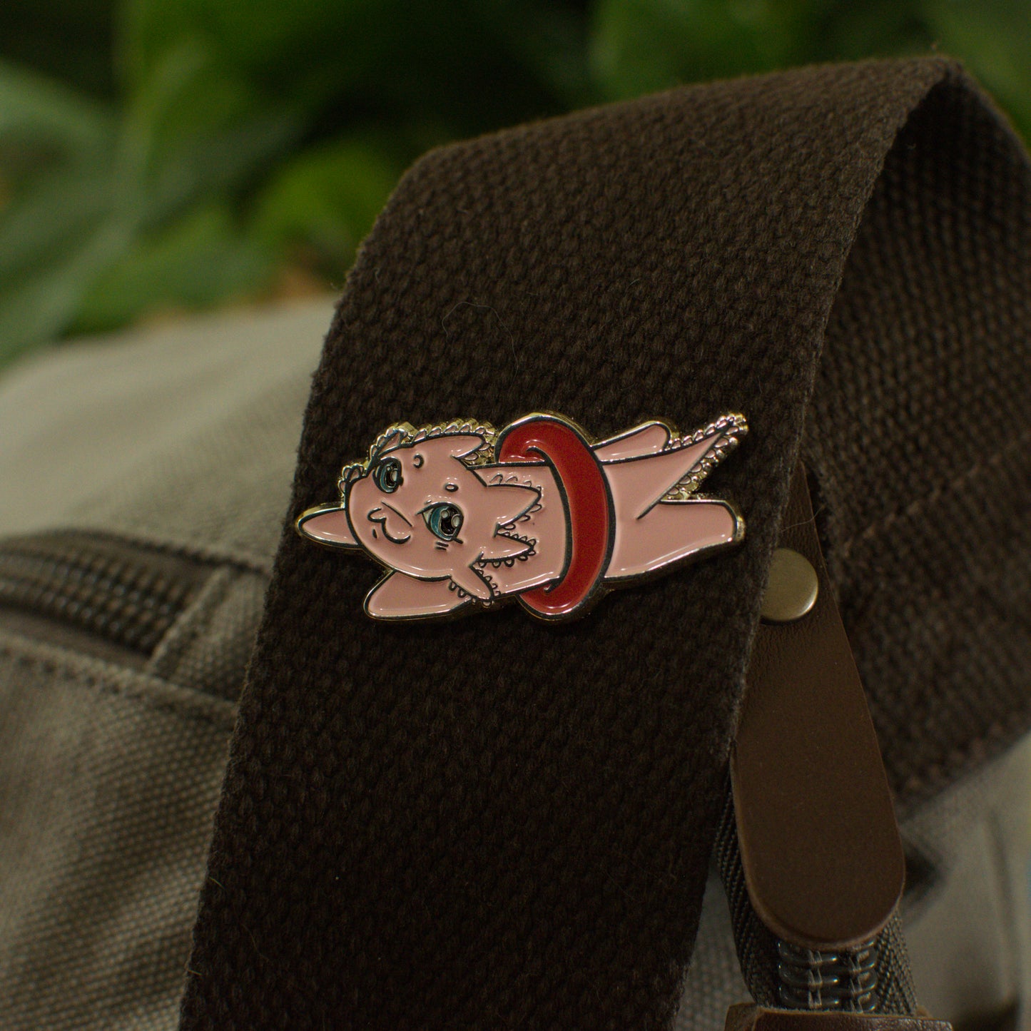 Axolotl with a Gun Enamel Pins