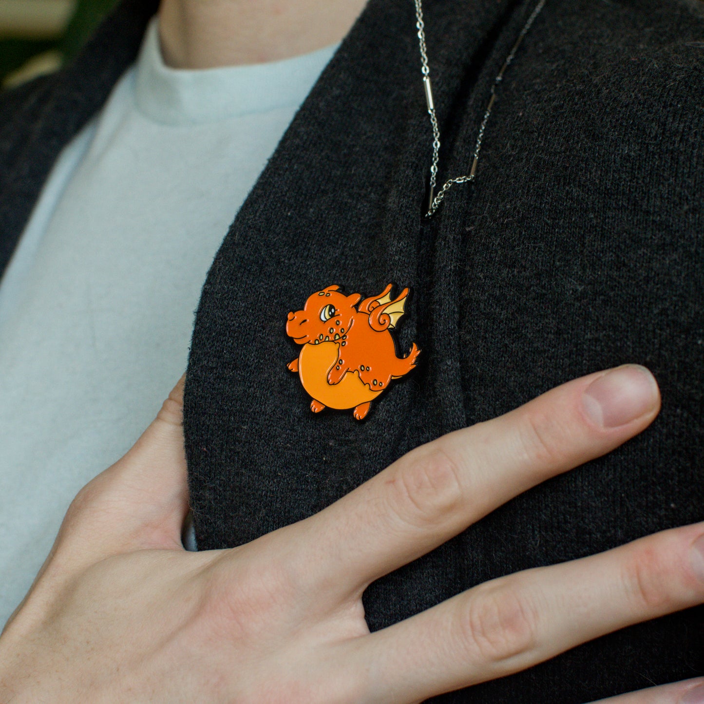 Draconic Familiar Enamel Pins