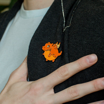 Draconic Familiar Enamel Pins