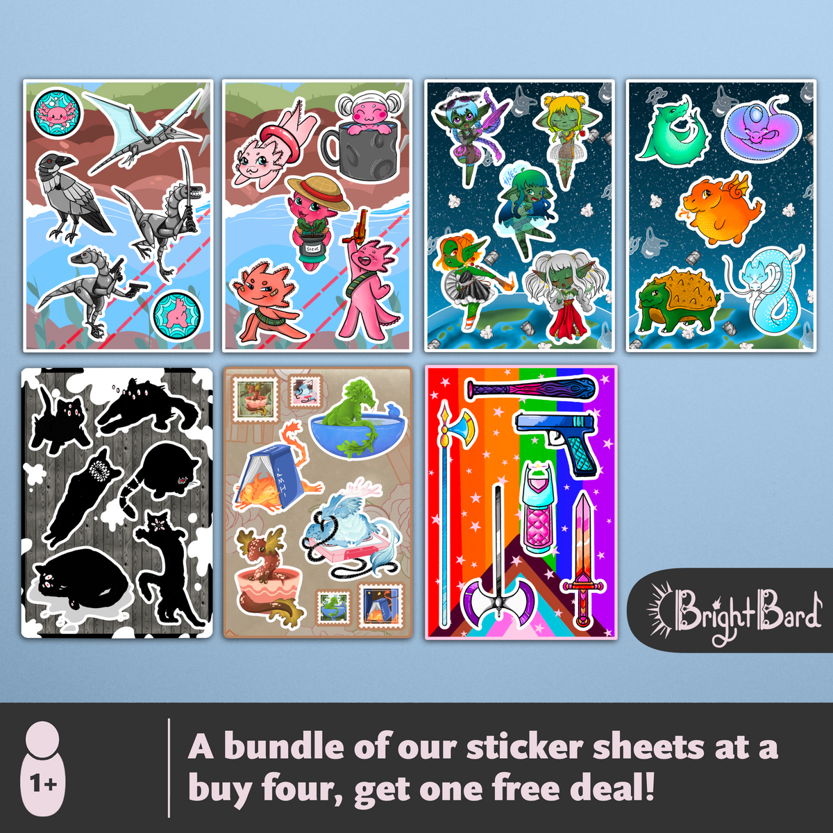 Sticker Sheet Bundle