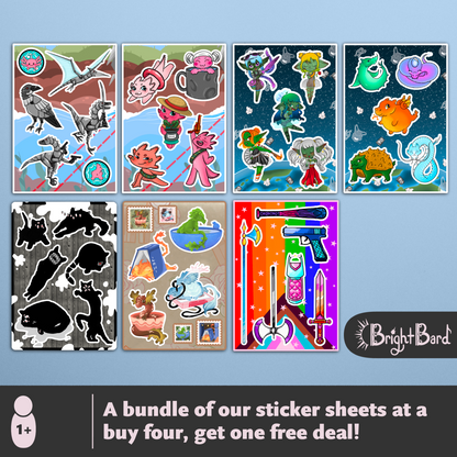 Sticker Sheet Bundle