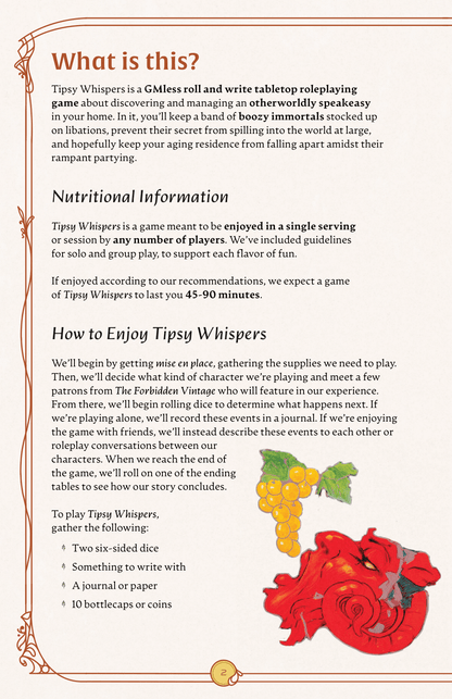 Tipsy Whispers (PDF)